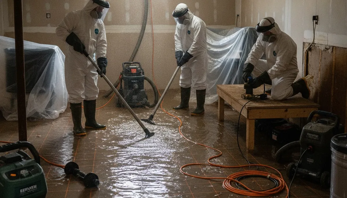 Basement Flood Cleanup Image 1