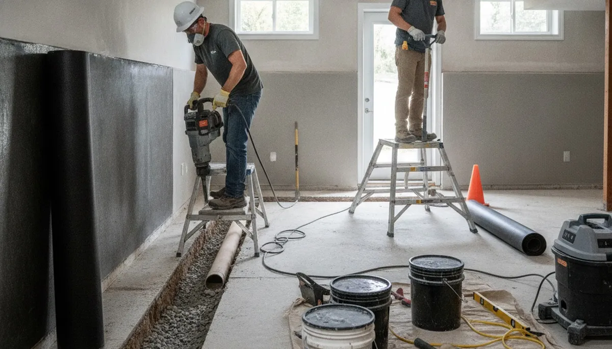 Basement Waterproofing Image 3