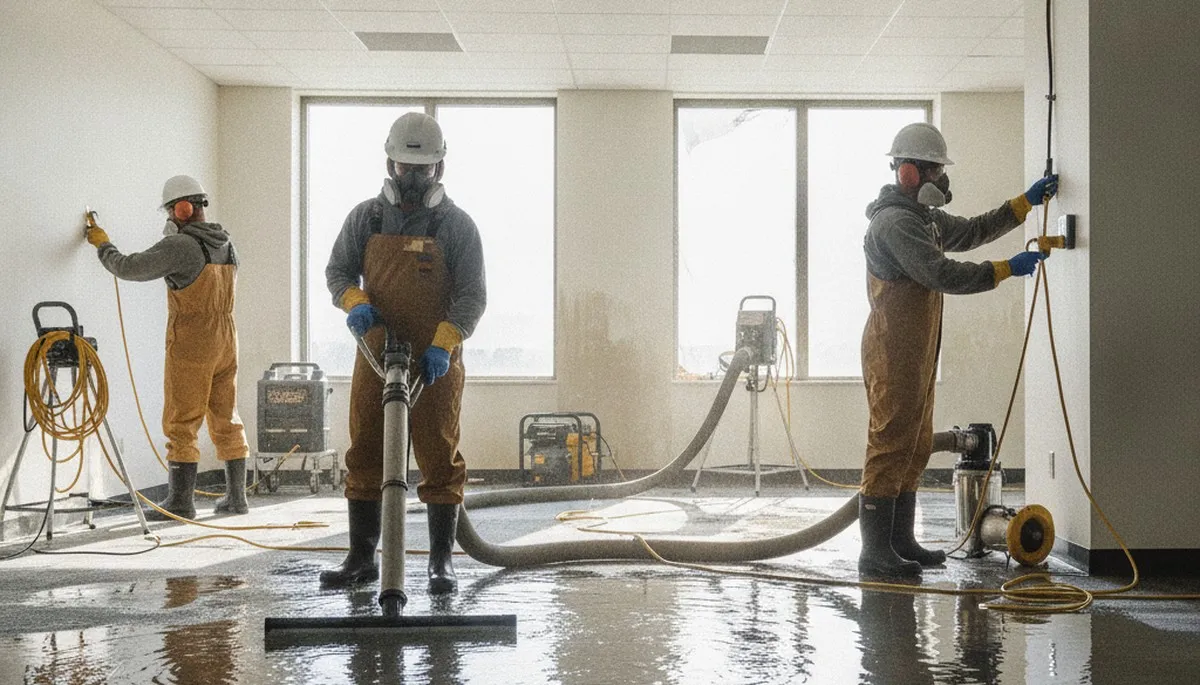 Commercial Water Damage Restoration Image 1