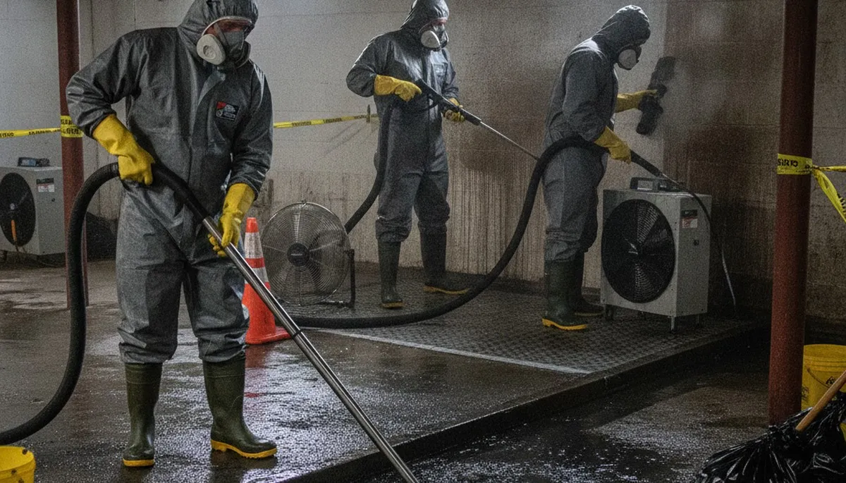 Sewage Cleanup Image 1